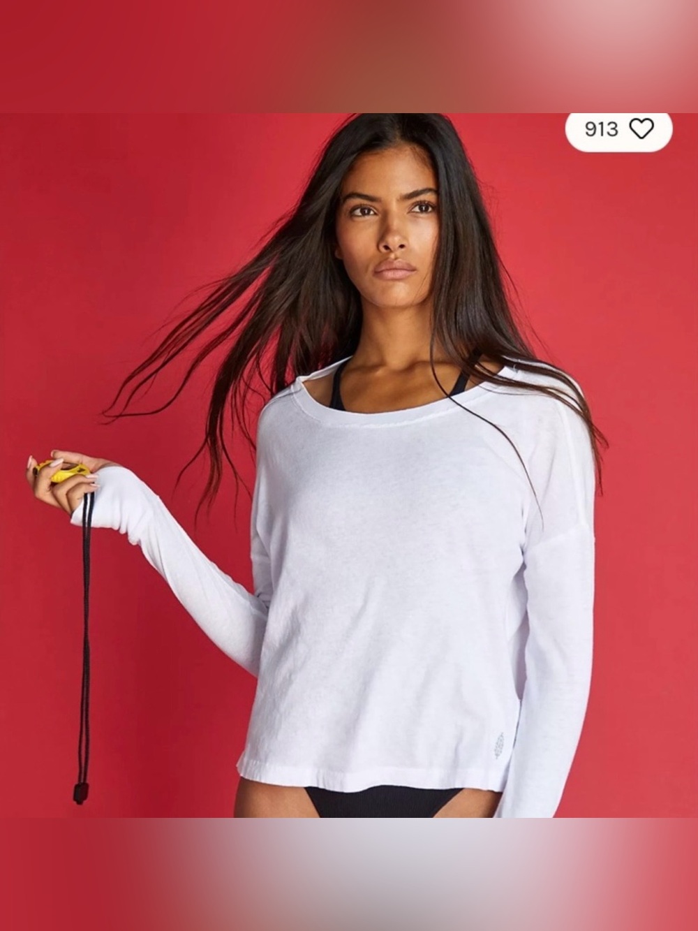FREE PEOPLE | ✨NEW✨ Victory Lap Long Sleeve in White
